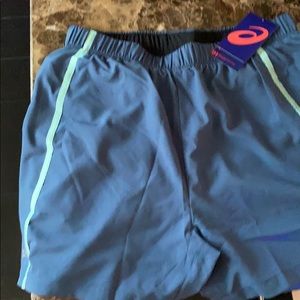 Men’s ASICS running shorts, size M